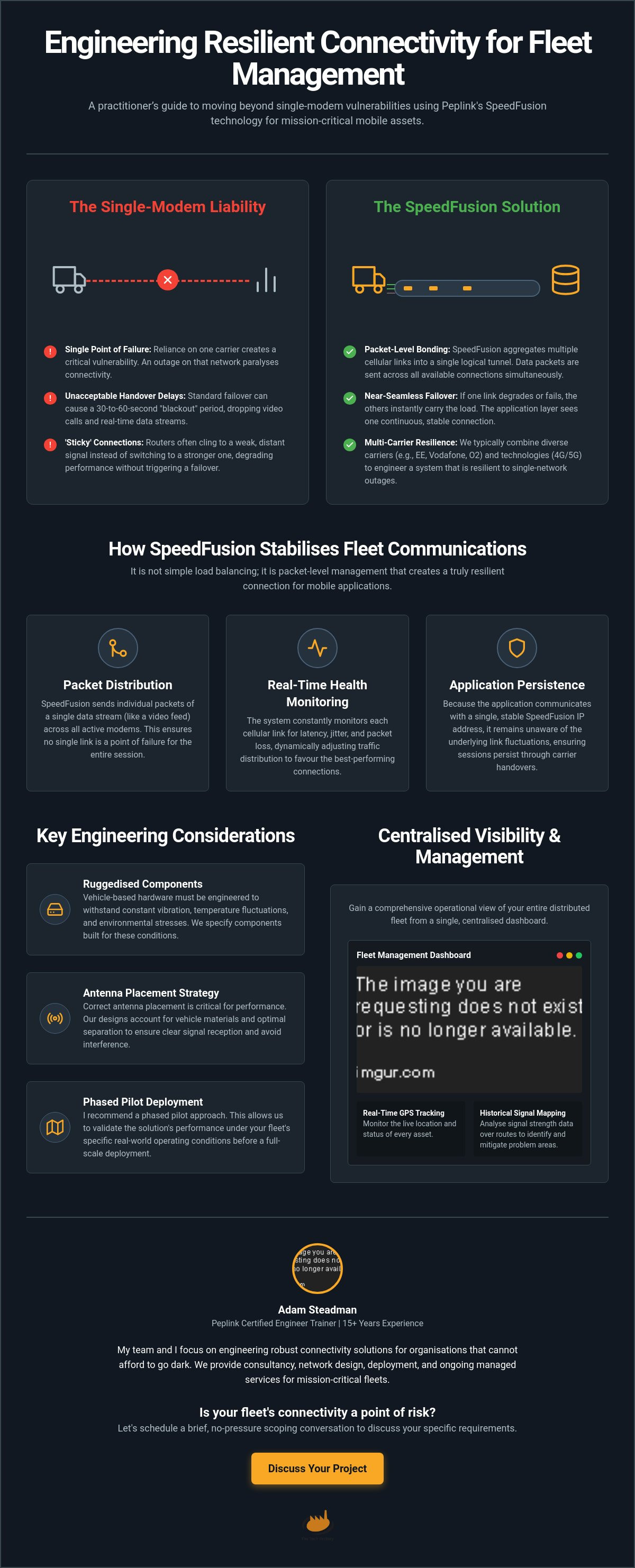 SD-WAN for fleet management